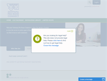 Tablet Screenshot of montanaprobono.net